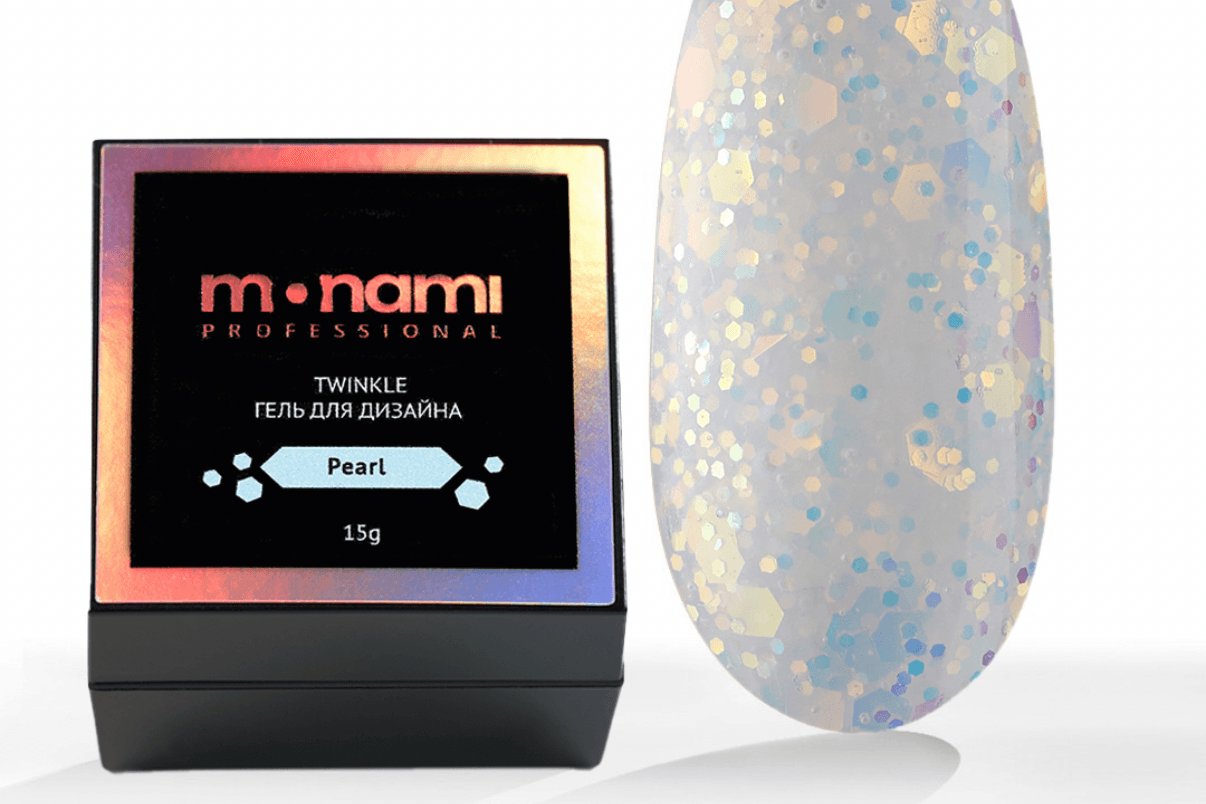 Monami, Гель Twinkle Pearl, 15 г