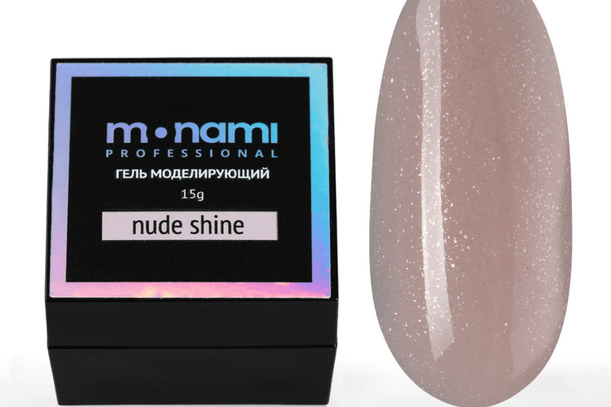 Monami, Гель Nude Shine, 15 г