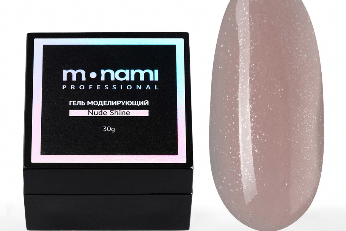Monami, Гель Nude Shine, 30 г