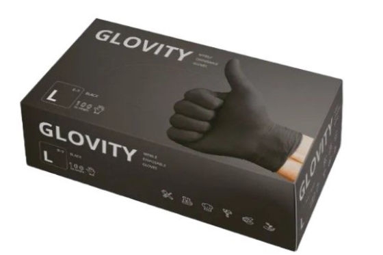 Перчатки GLOVITY L чёрные