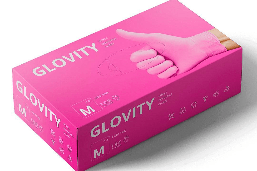 Перчатки GLOVITY M розовые