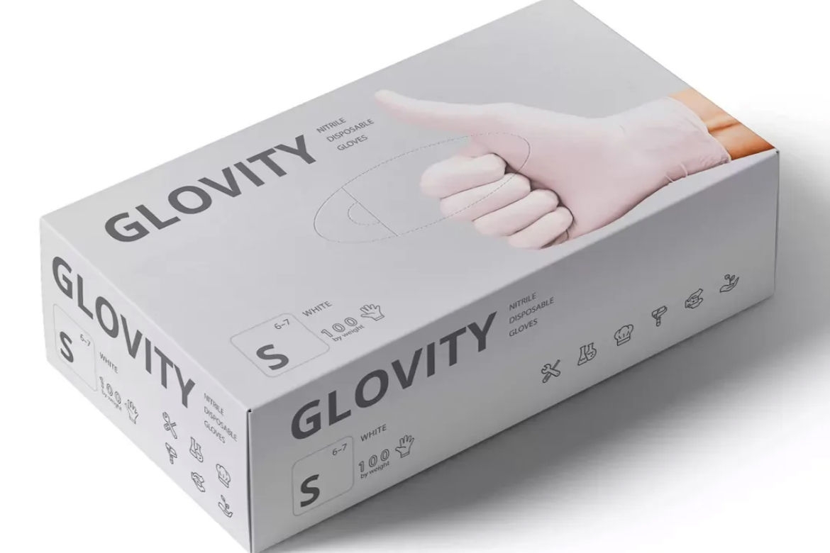 Перчатки GLOVITY S белые