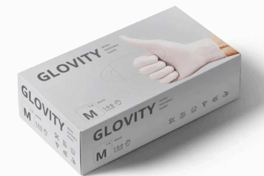 Перчатки GLOVITY M белые