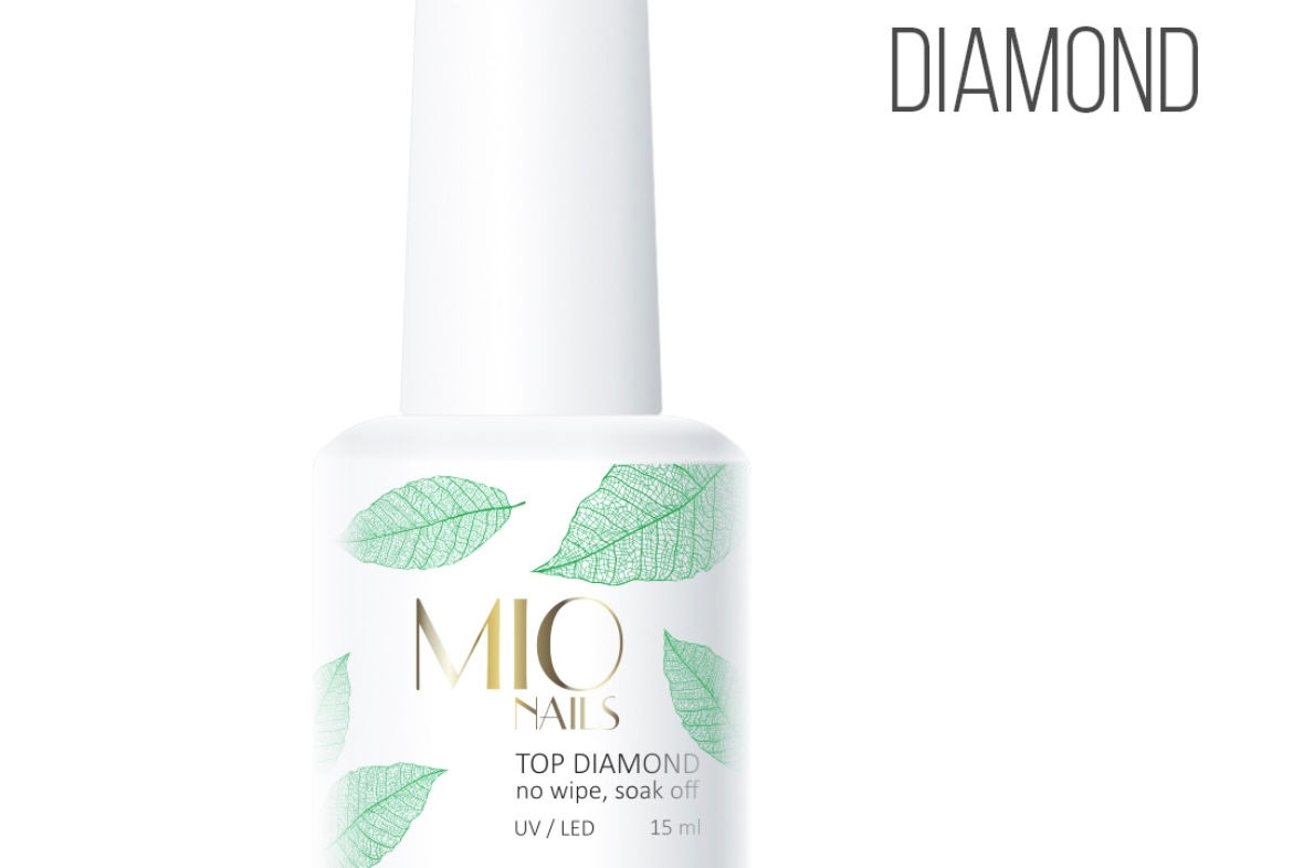 MIO Nails, top Diamond, с УФ 15 мл. 