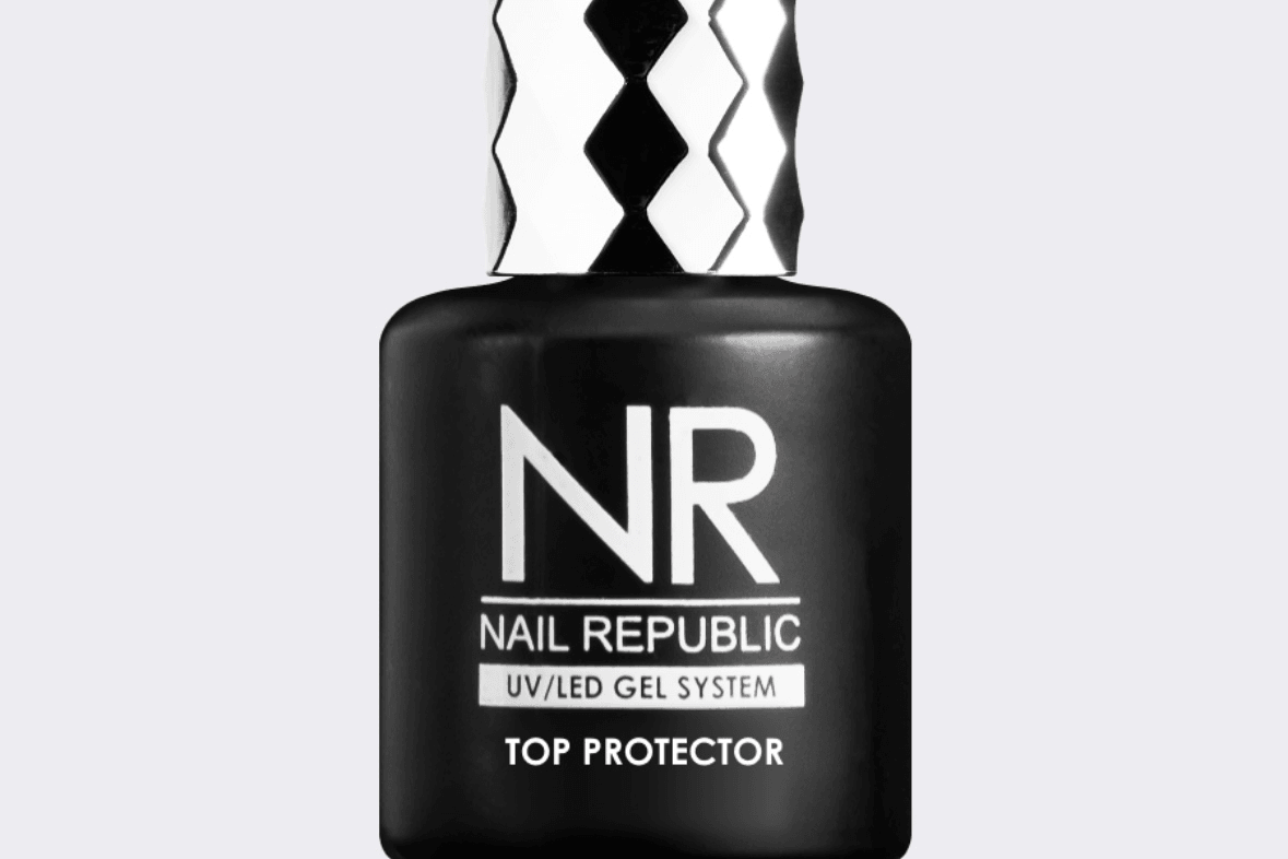 Nail Republic, top Protector с УФ, 15 мл. 