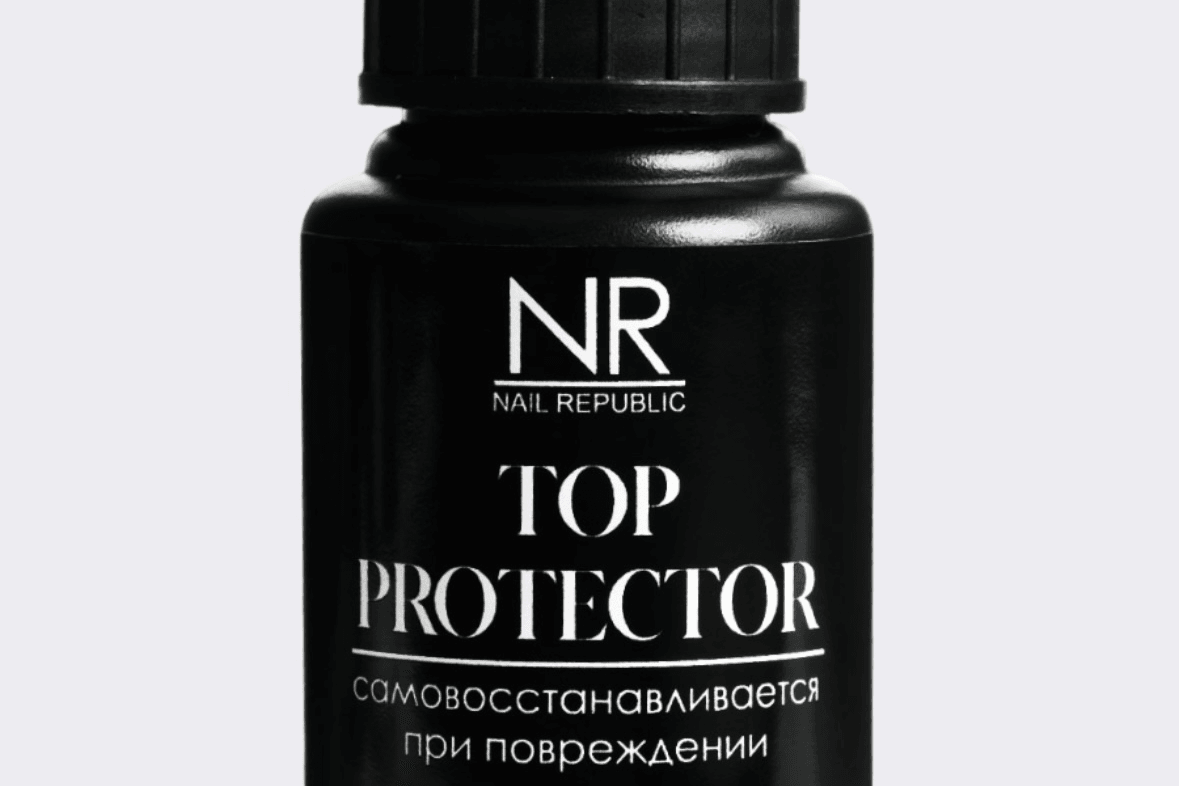 Nail Republic, top Protector с УФ, 30 мл