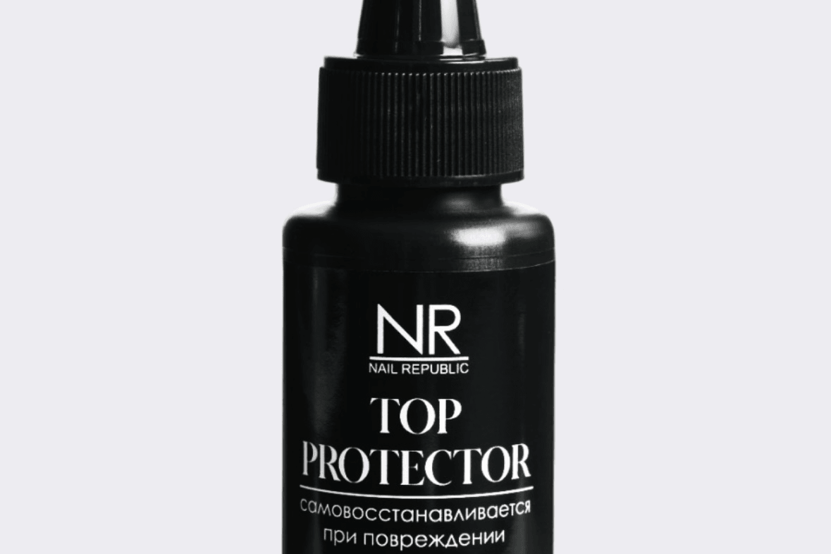 Nail Republic, top Protector с УФ, 50 мл. 