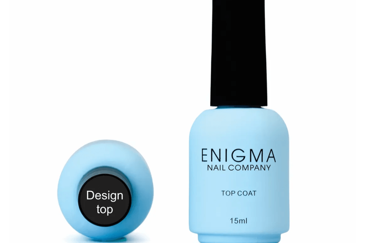Enigma top DESIGN, с липким слоем, 15 мл. 