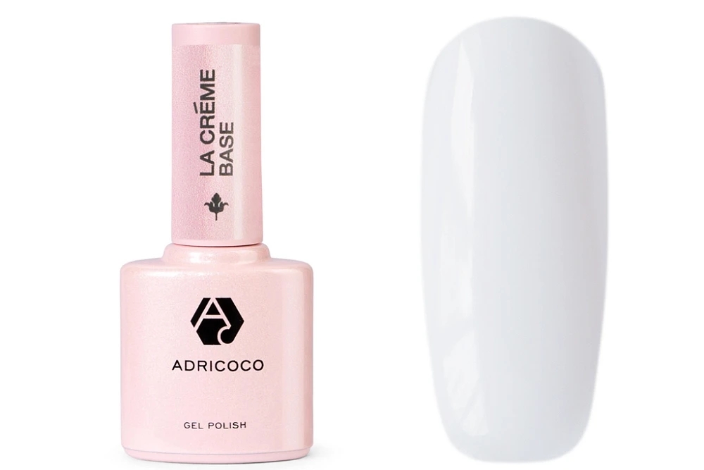 Adricoco, La creme base - камуфлирующая база №01 (молочный белый), 10 мл