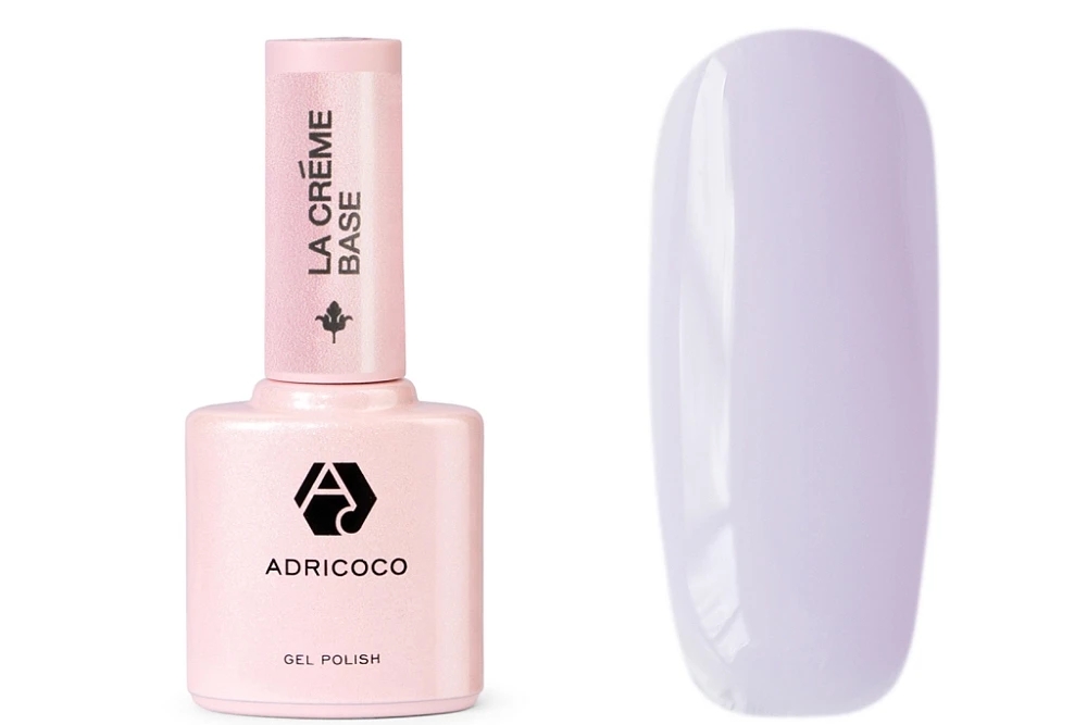 Adricoco, La creme base - камуфлирующая база №07 (лавандовое молоко), 10 мл