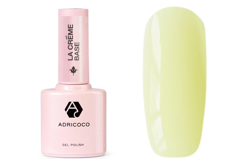 Adricoco, La creme base - камуфлирующая база №08 (желтая вуаль), 10 мл