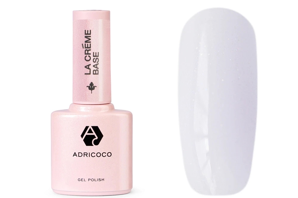 Adricoco, La creme base - камуфлирующая база №11 (нежный лавандовый с шиммером), 10 мл