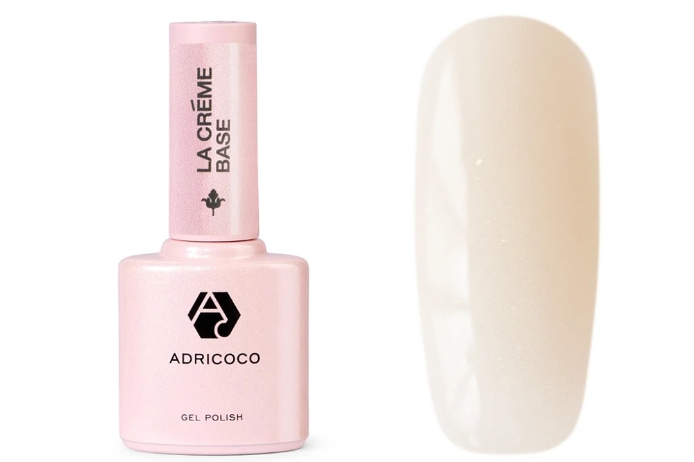 Adricoco, La creme base - камуфлирующая база №14 (светло-бежевый с шиммером), 10 мл