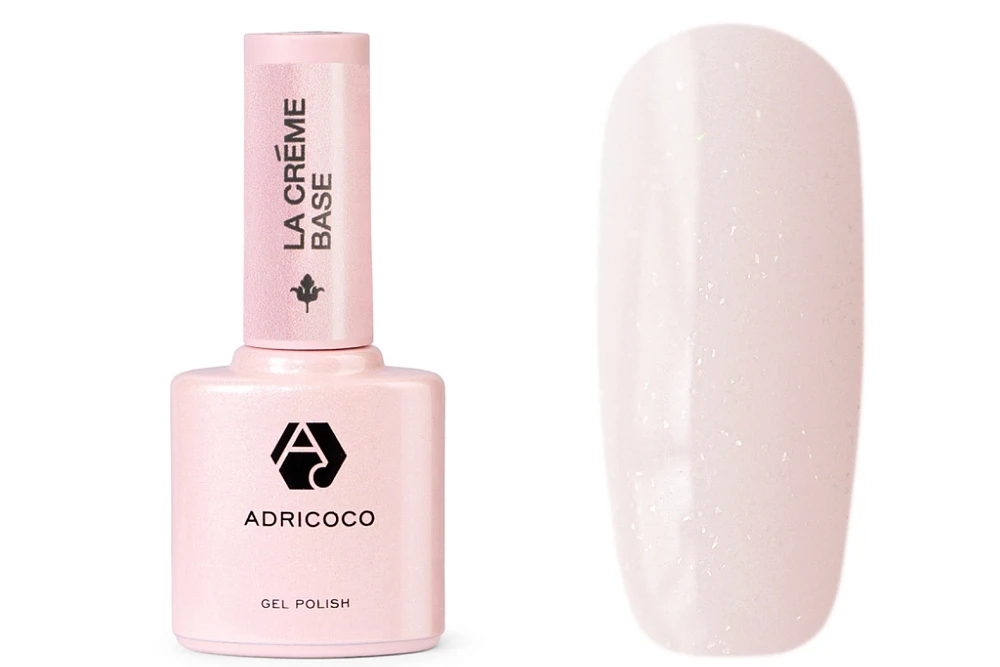 Adricoco, La creme base - камуфлирующая база №16 (нежный персиковый с шиммером), 10 мл