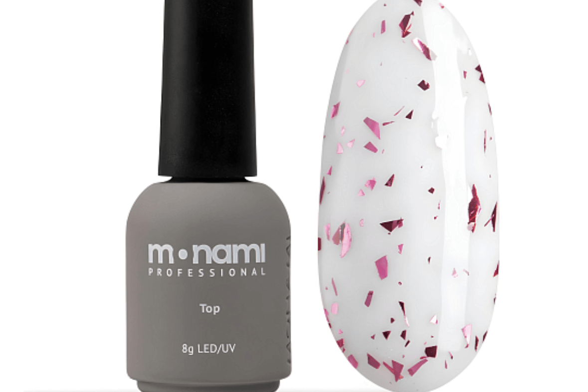 Monami, Super Shine Top Potal Pink Gold (8 г)