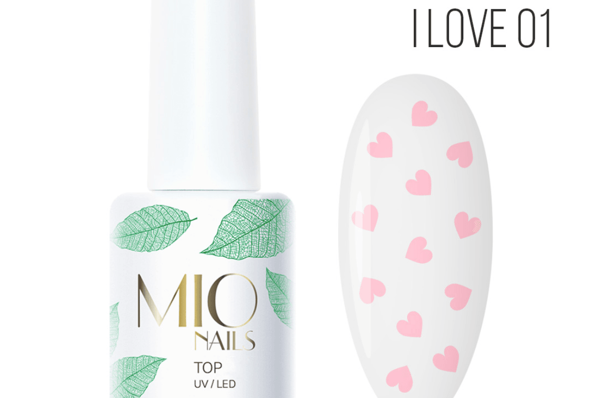 MIO Nails top I Love #1, 8 мл. 
