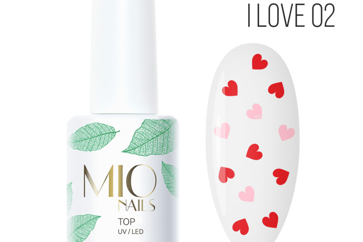 MIO Nails top I love #2, 8 мл. 