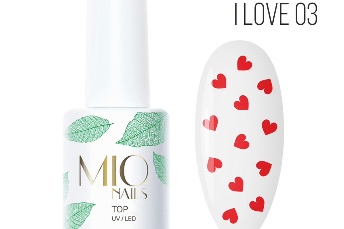 MIO Nails top I love #3, 8 мл. 