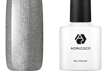 ADRICOCO, Гель-лак №067 - Серебряный