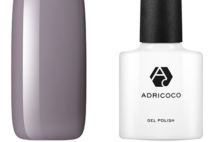 ADRICOCO, Гель-лак №070 - Серый