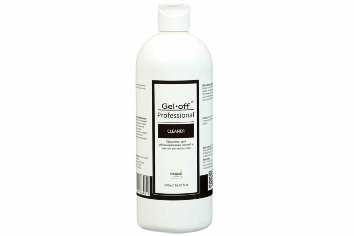 Gel Off Обезжириватель для ногтей CLEANER, 500мл.