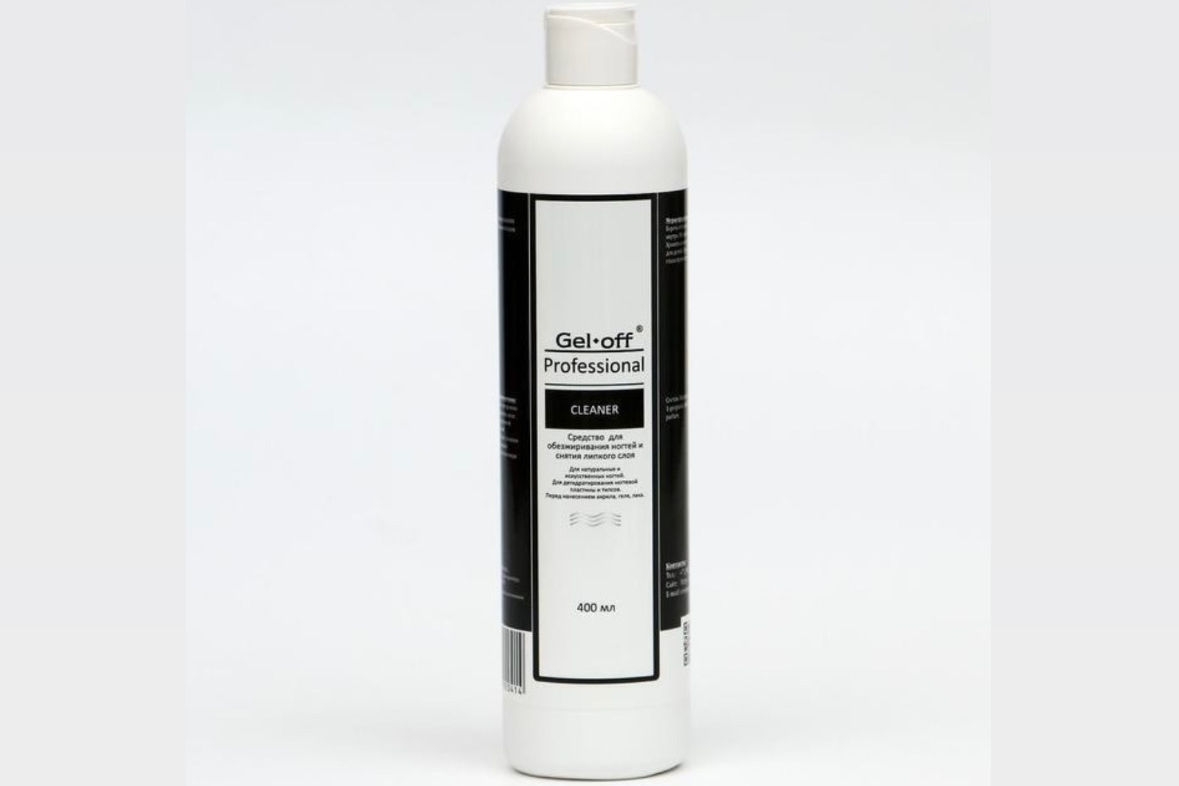 Gel Off Обезжириватель для ногтей CLEANER, 400мл.
