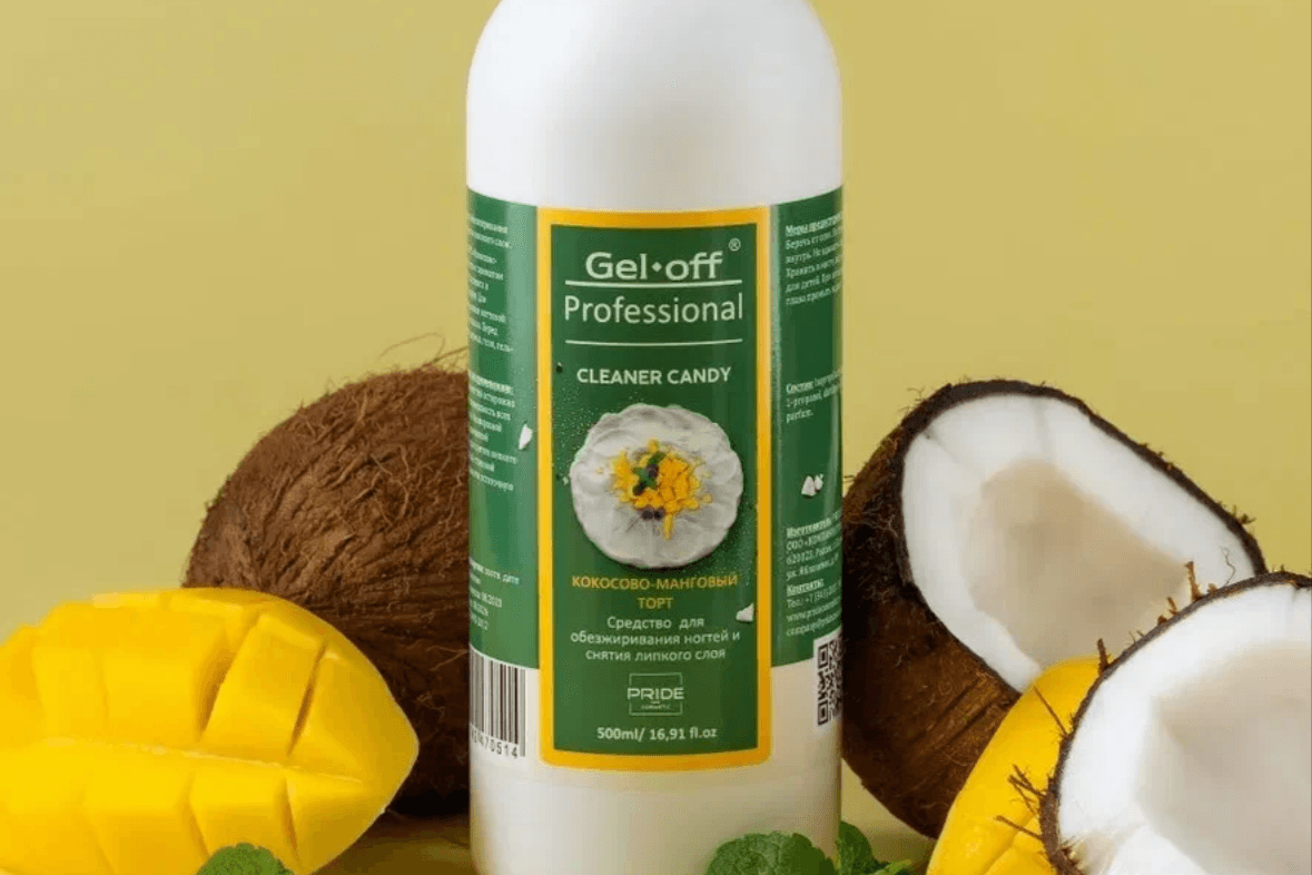 Gel Off Обезжириватель для ногтей CLEANER CANDY, 500мл.