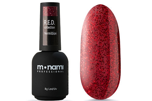 Гель-лак Monami R.E.D. Vermillion 8г