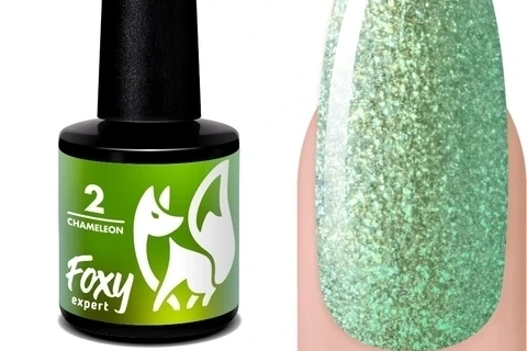 Гель-лак хамелеон Foxy Expert (Gel polish CHAMELEON) #02, 8 ml