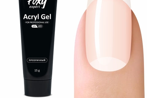 Акрил-гель (Acryl gel) #прозрачный, 15 ml