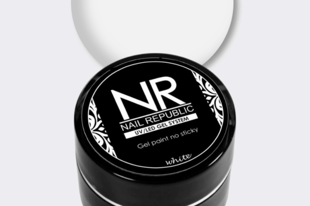 Nail Republic Гель-краска Белая (5 гр)