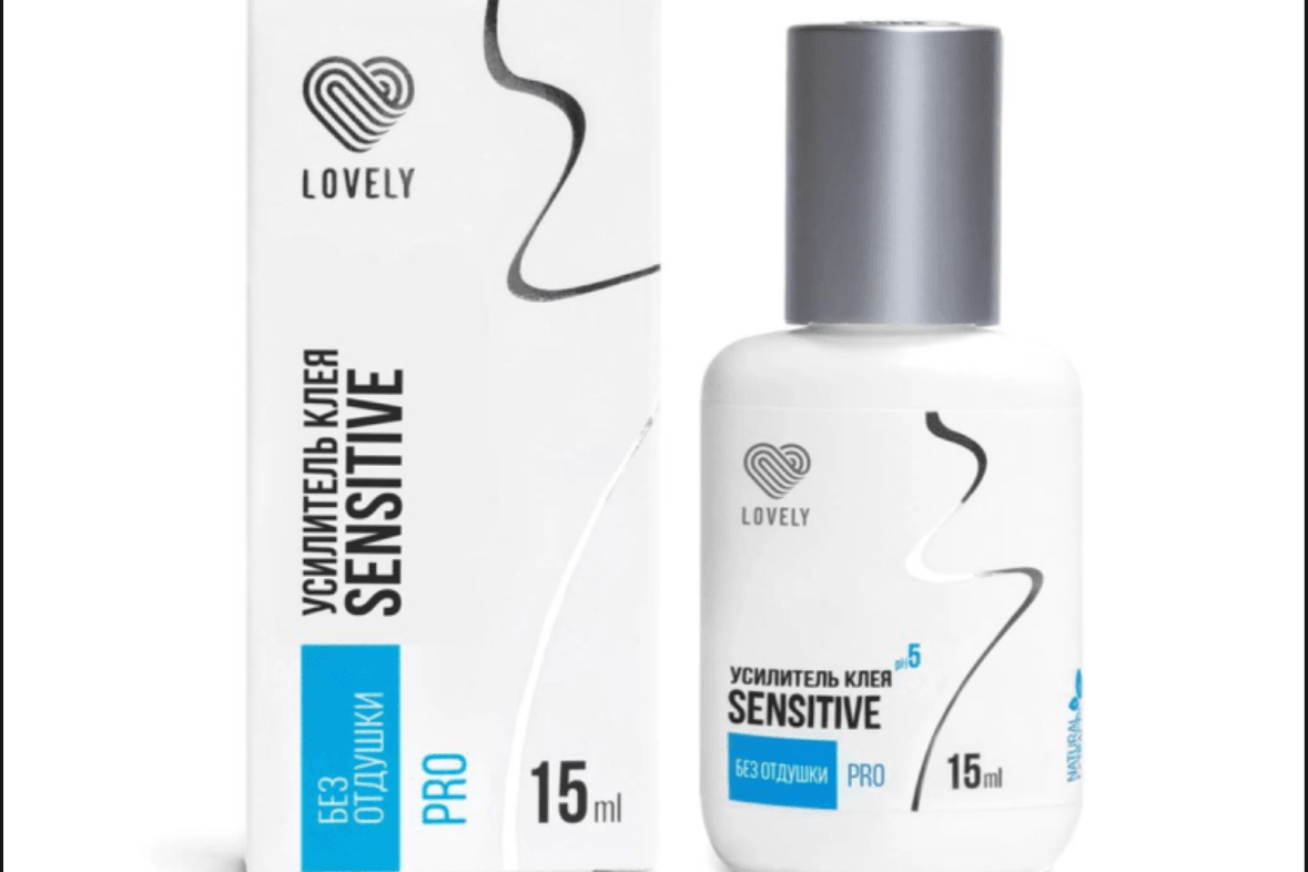 Усилитель клея LOVELY "Sensitive" без отдушки, 15 мл.
