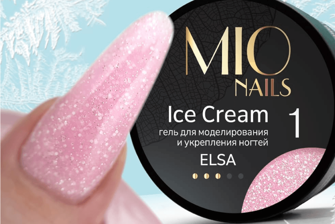 MIO Nails, Ice Cream Gel - Elsa # 01