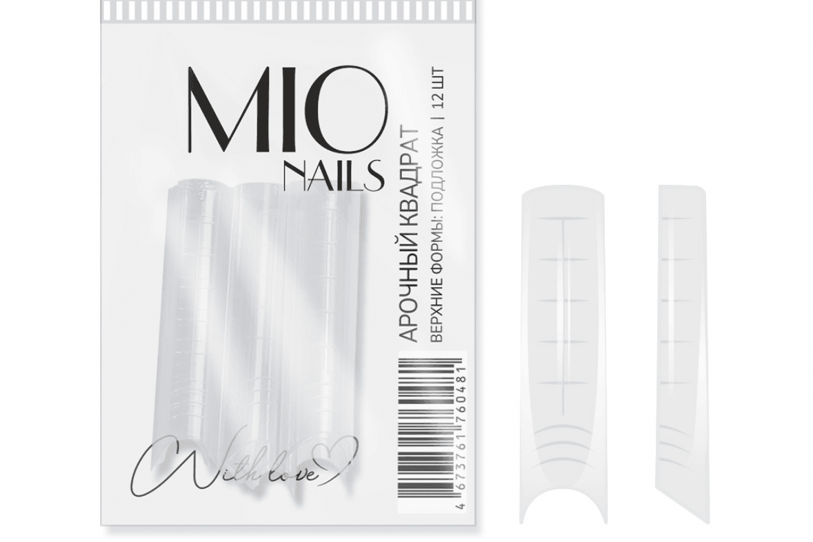 MIO Nails, Верхние формы- подложка «Арочный квадрат»