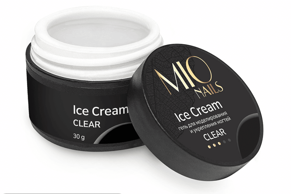 MIO Nails, Ice Cream Gel - CLEAR - 30 г