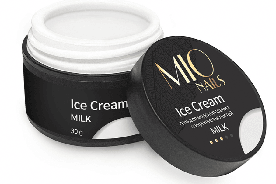 MIO Nails, Ice Cream Gel - MILK - 30 г