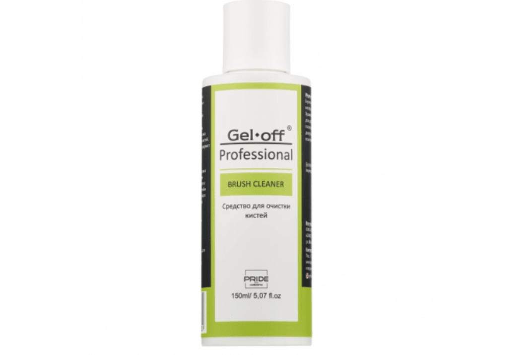 Gel-Off, Средство для очистки кистей, Brush Cleaner, 150 мл.