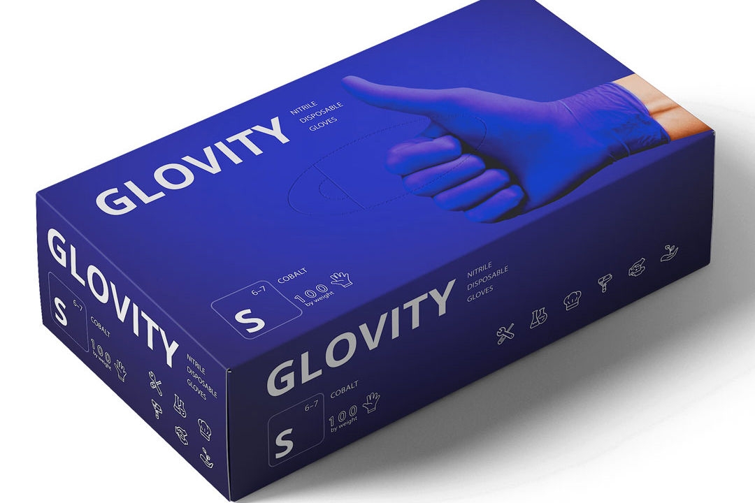 Перчатки GLOVITY S cobalt