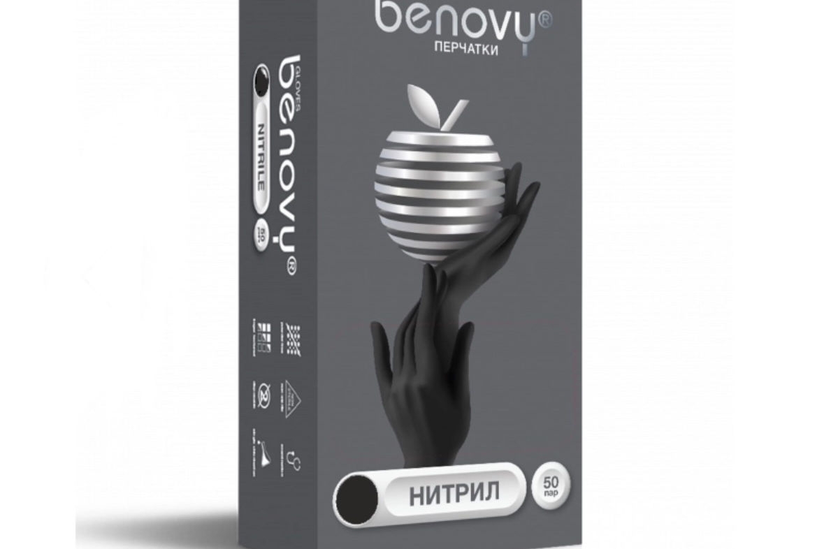 Перчатки BENOVY L черные