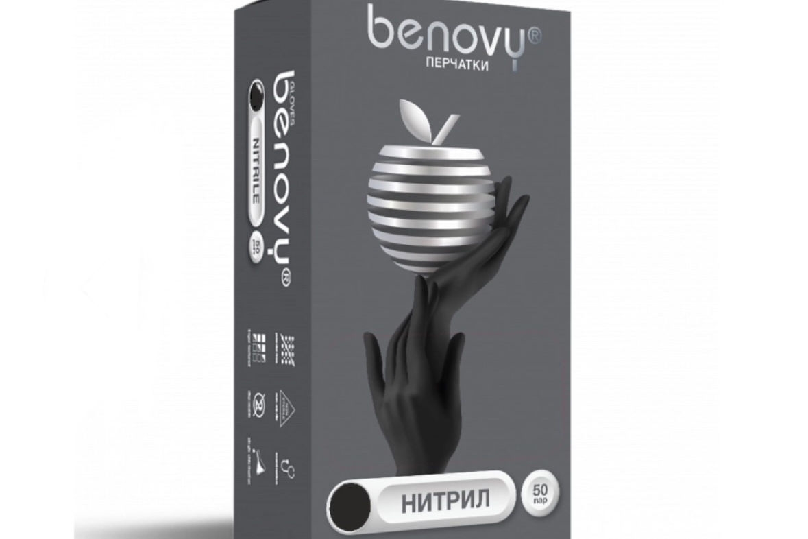 Перчатки BENOVY S чёрные 