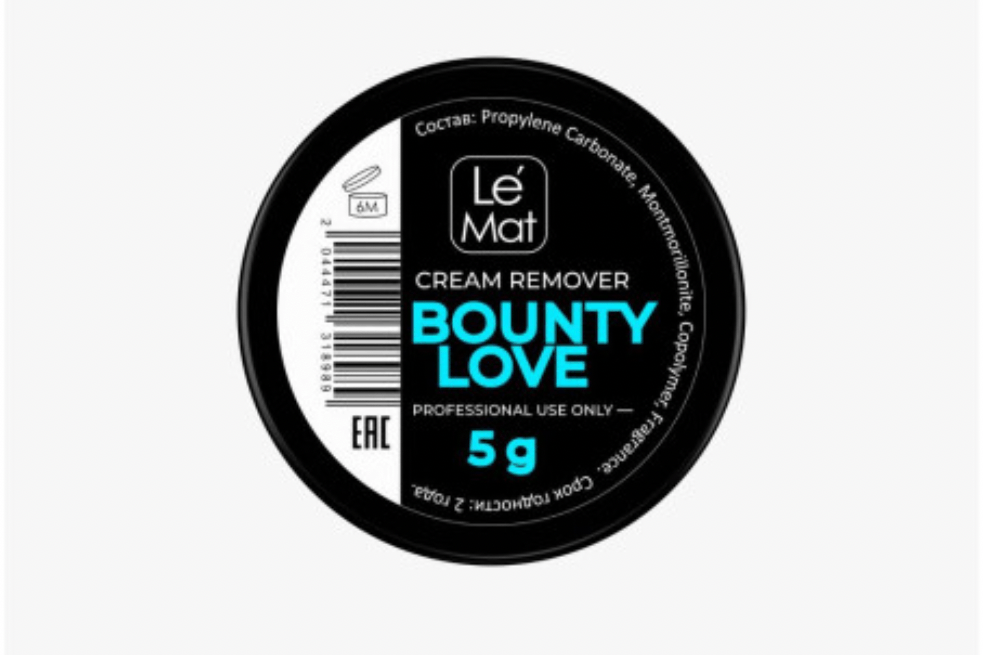 Le Maitre, Ремувер кремовый "Bounty love", 5 г